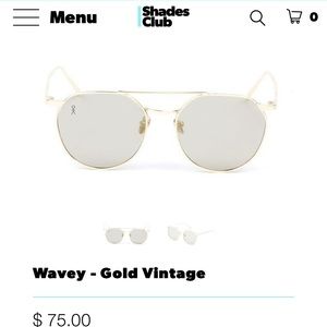 BRAND NEW Shades Club Glasses